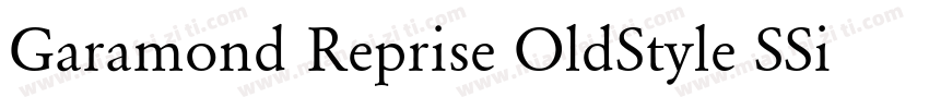 Garamond Reprise OldStyle SSi Normal字体转换